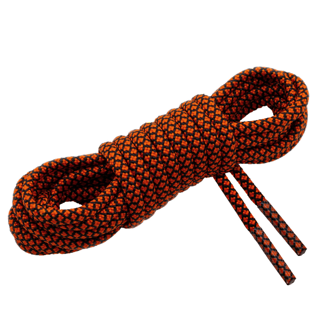 Paracord Boot Laces | Orange & Black
