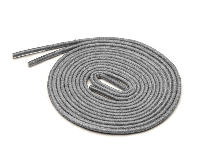 Extra Thin Waxed Cotton Laces (2 Pairs) | Slate Grey