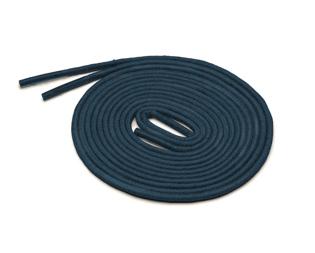 Extra Thin Waxed Cotton Laces (2 Pairs) | Navy