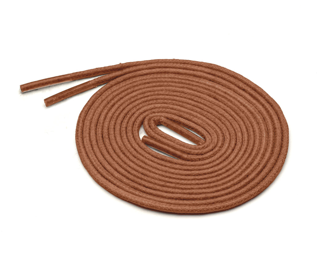 Extra Thin Waxed Cotton Laces (2 Pairs) | Walnut