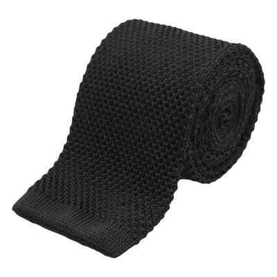 silk-knit-tie-black