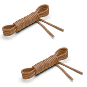 Extra Thin Waxed Cotton Laces (2 Pairs) | Tan