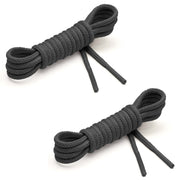 Standard Waxed Laces (2 Pairs) | Charcoal Grey