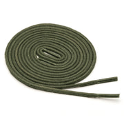 Thin Waxed Cotton Laces (2 Pairs) | Army Green