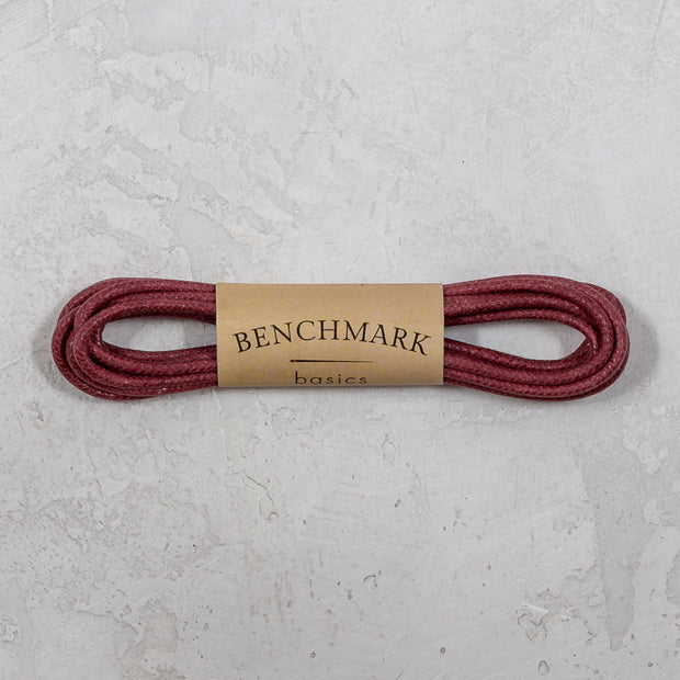 Thin Waxed Cotton Laces (2 Pairs) | Brick Red