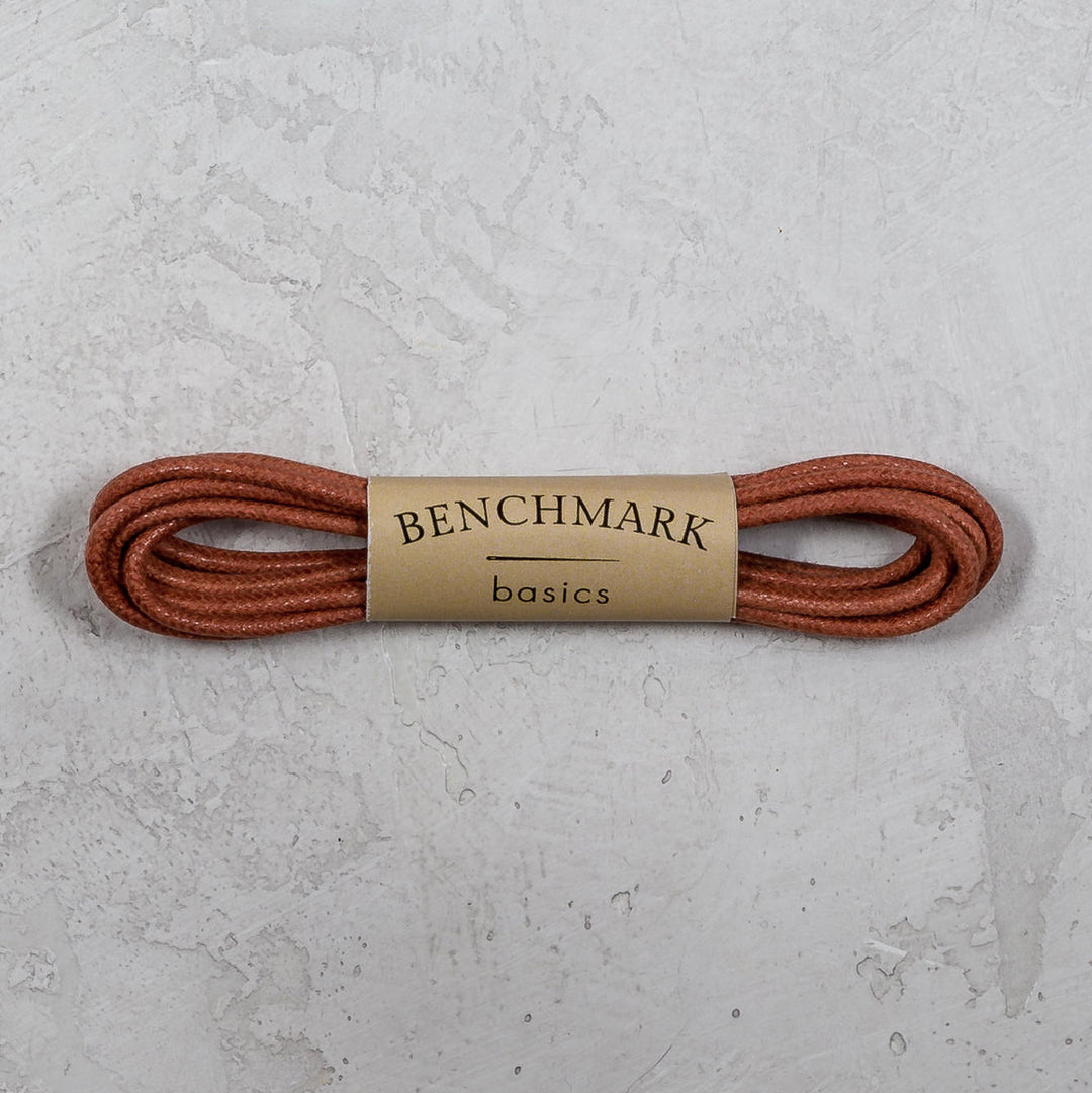 Thin Waxed Cotton Laces (2 Pairs) | Burnt Orange
