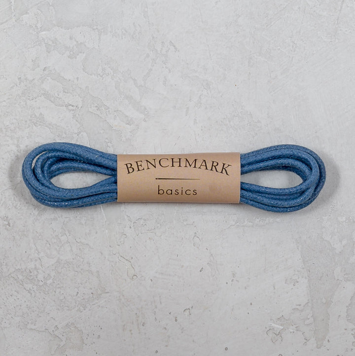 Thin Waxed Cotton Laces (2 Pairs) | Cobalt