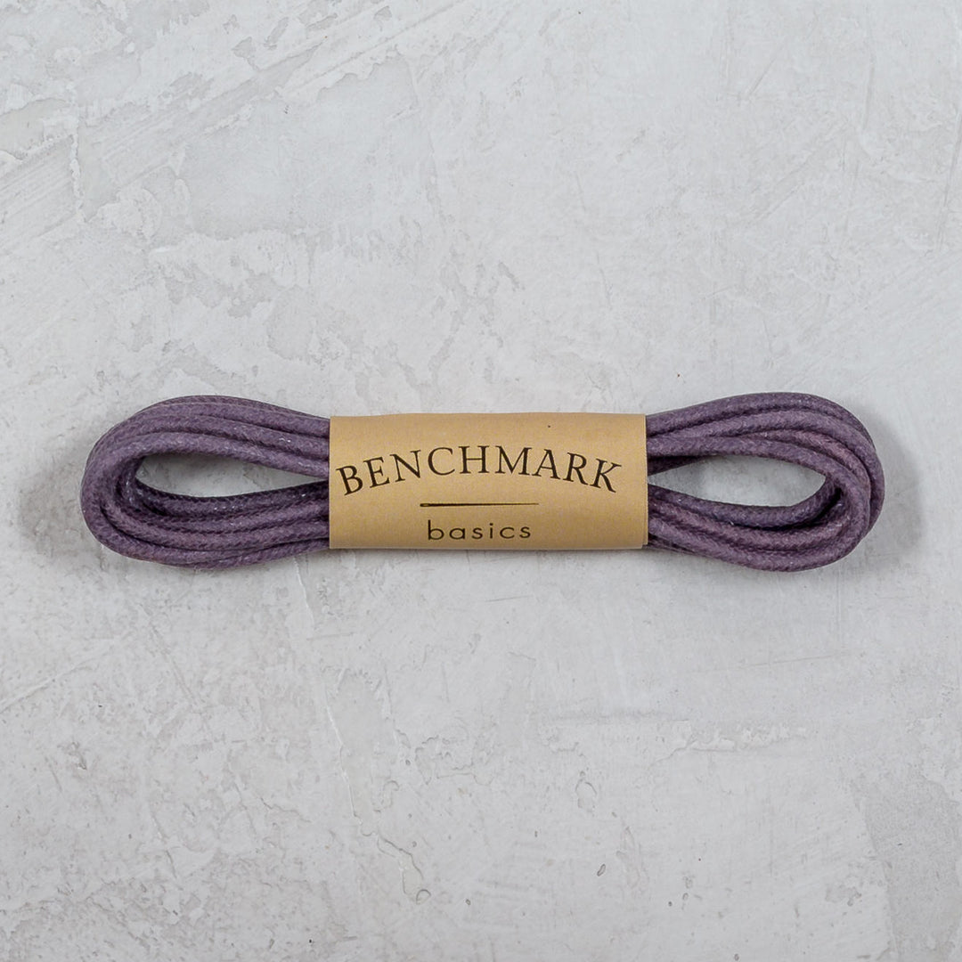 Thin Waxed Cotton Laces (2 Pairs) | Eggplant