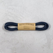 Thin Waxed Cotton Laces (2 Pairs) | Navy Blue