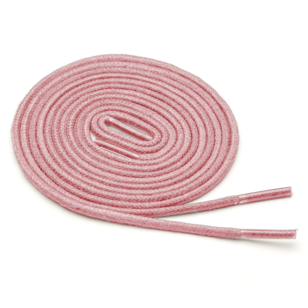 Thin Waxed Cotton Laces (2 Pairs) | Pink