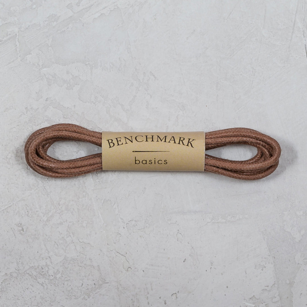 Thin Waxed Cotton Laces (2 Pairs) | Walnut