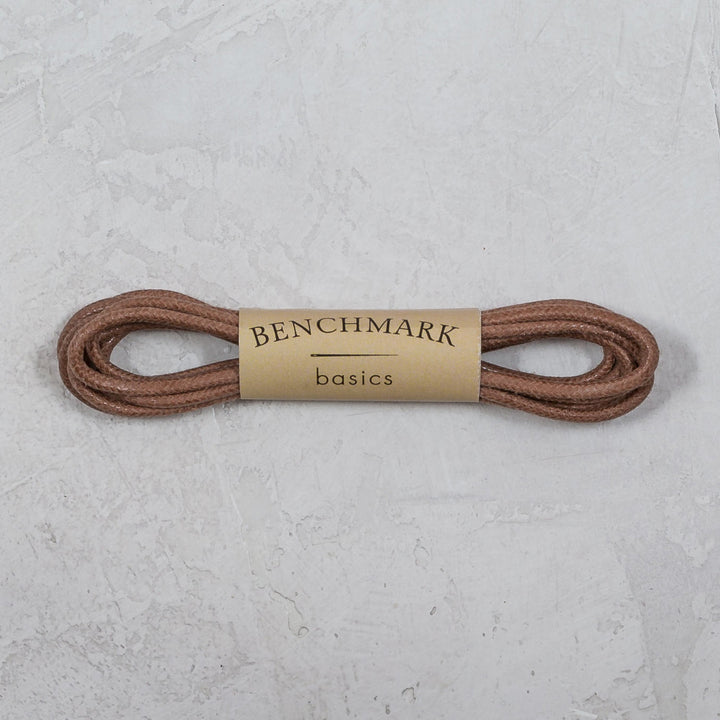 Thin Waxed Cotton Laces (2 Pairs) | Walnut