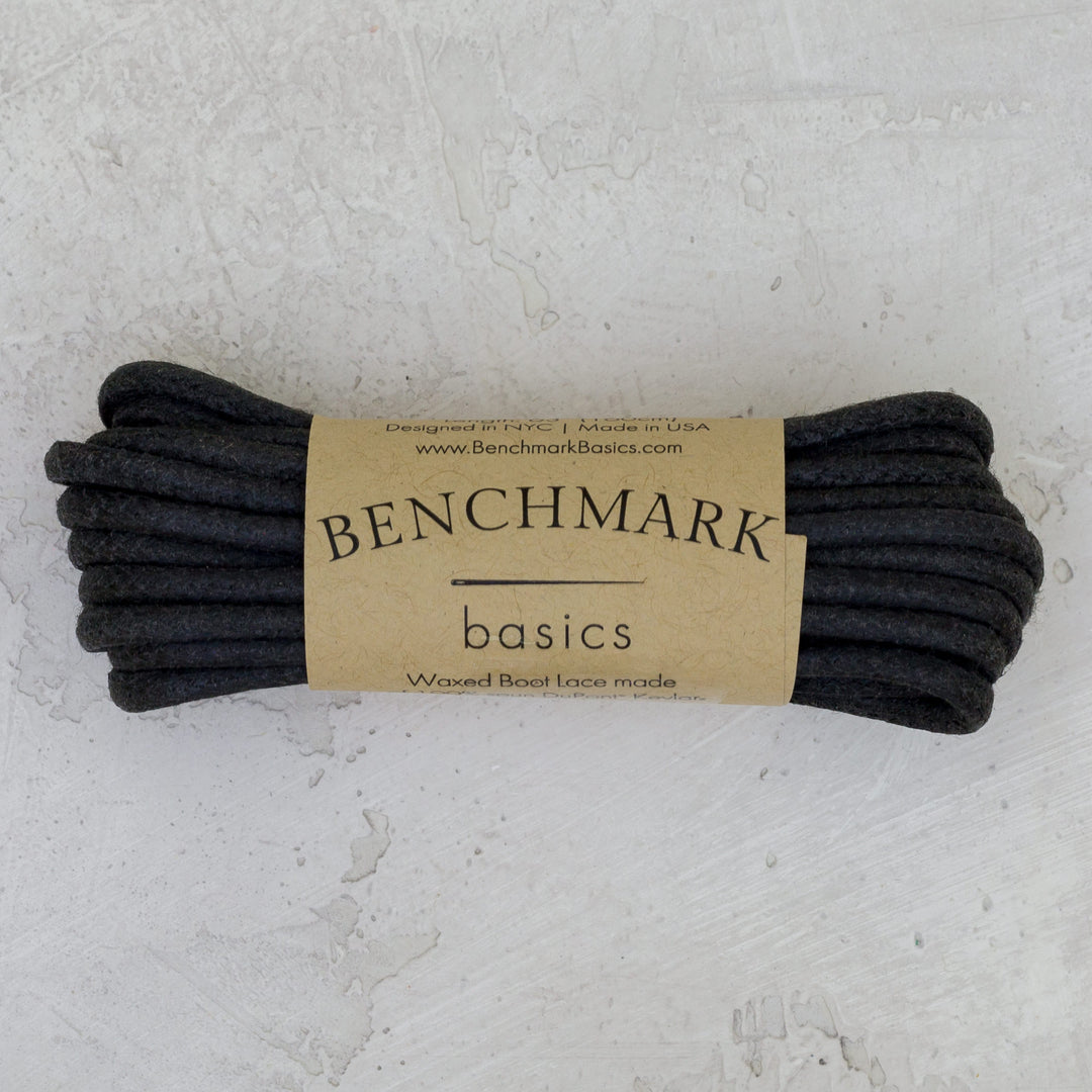 Waxed Kevlar Boot Laces | Black