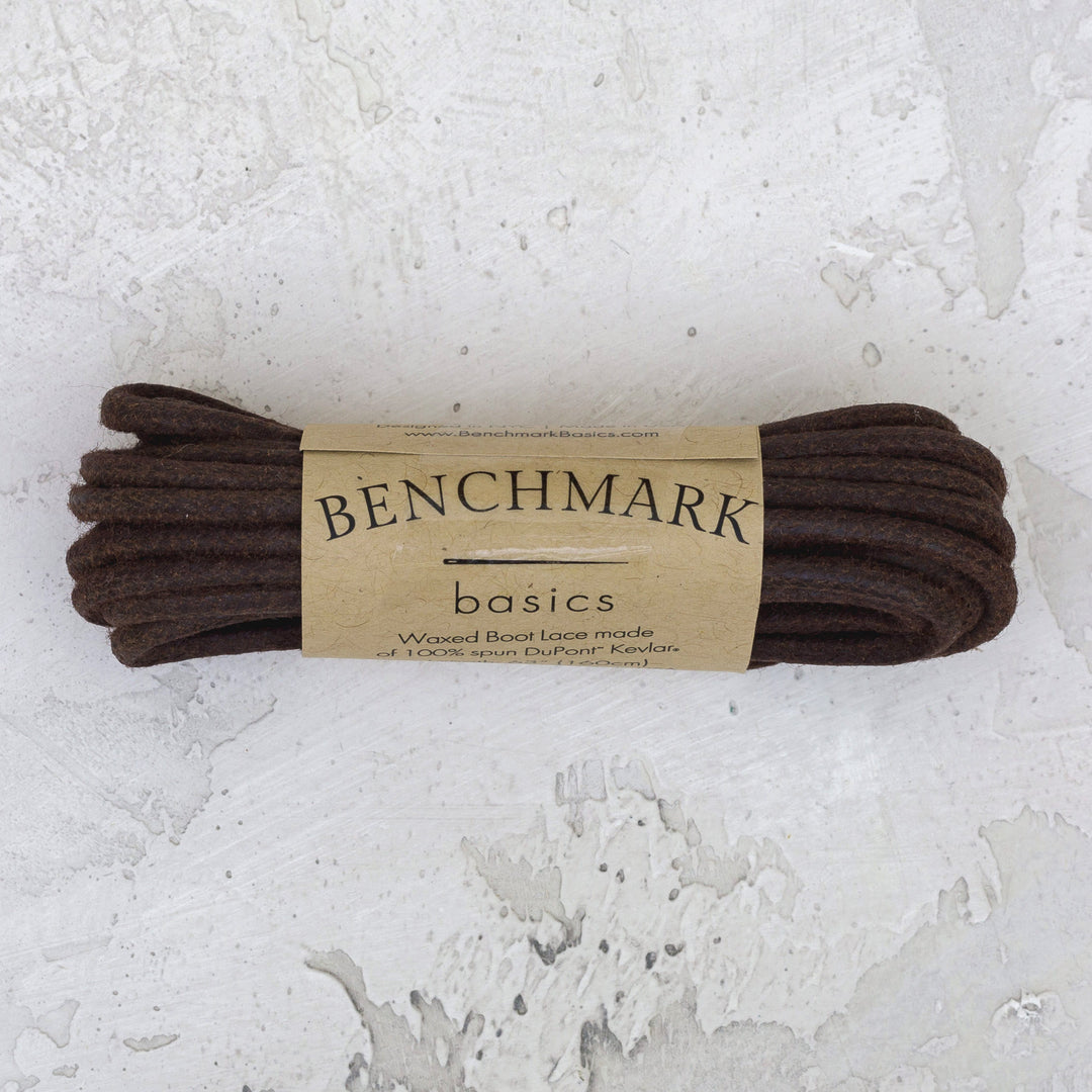 Waxed Kevlar Boot Laces | Dark Brown