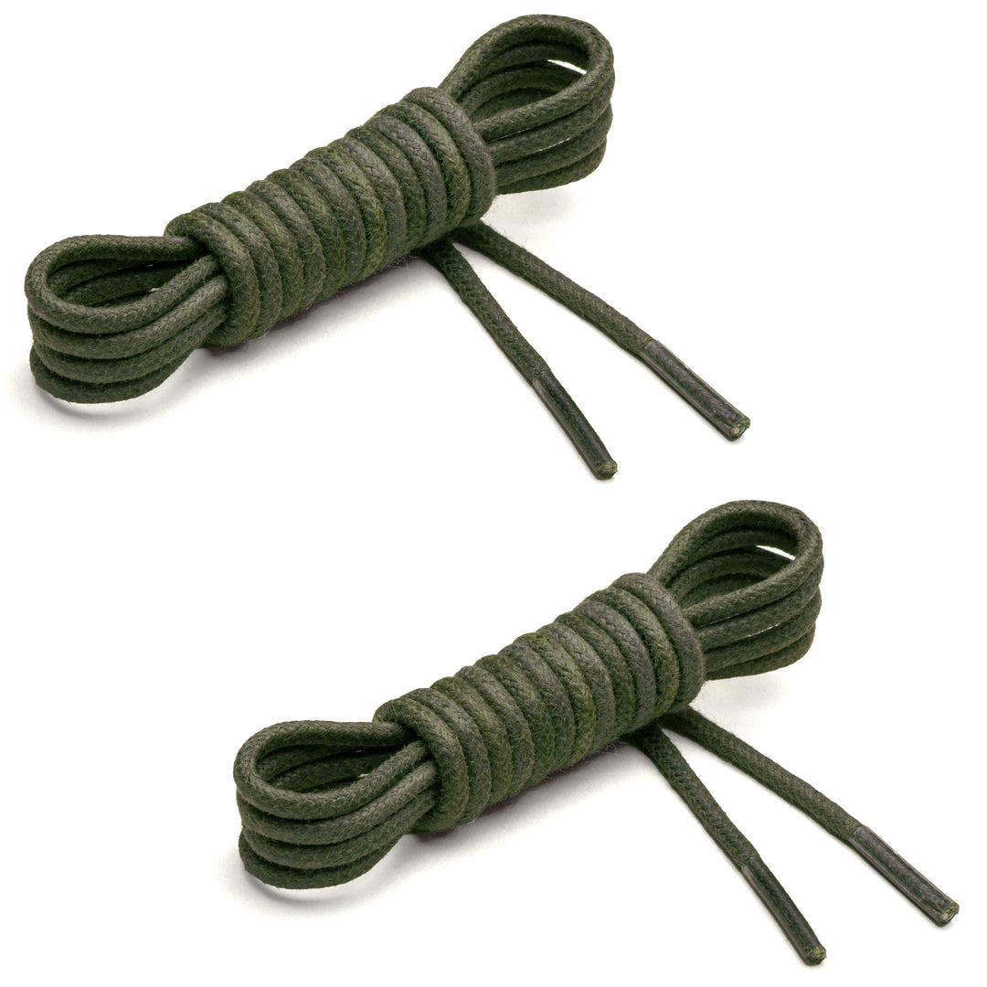Black Thin Waxed Cotton Shoe Laces Tan / 33" Black Thin Waxed Cotton Shoe Laces Tan / 33"