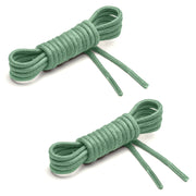 Thin Waxed Cotton Laces (2 Pairs) | Mint Green