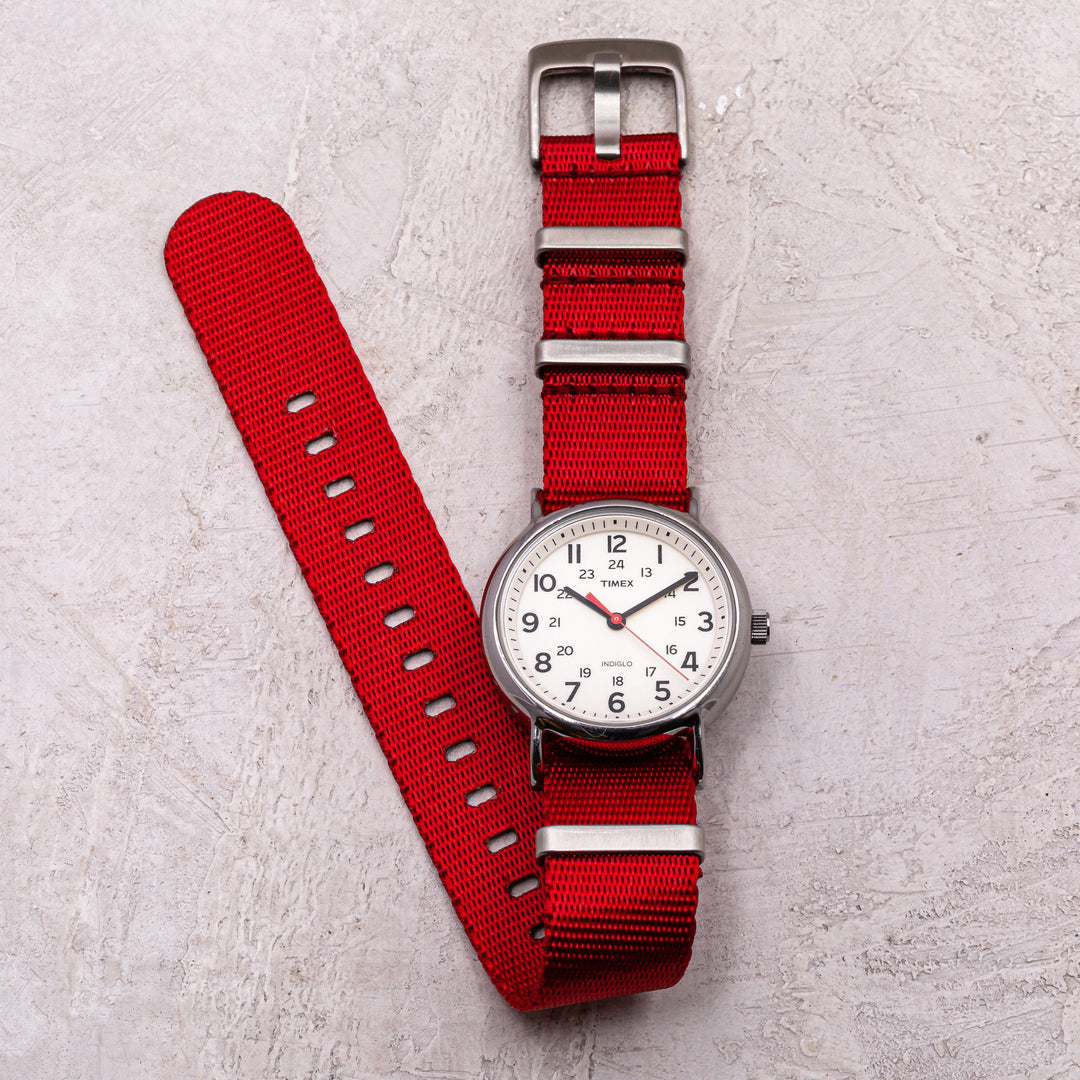 Seat Belt Nylon Slip-Through | Red