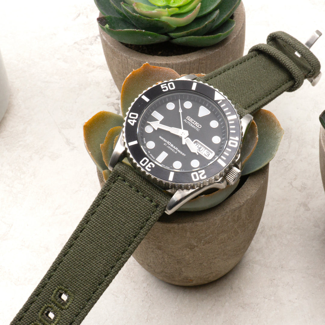 Canvas Quick Release | Army Green