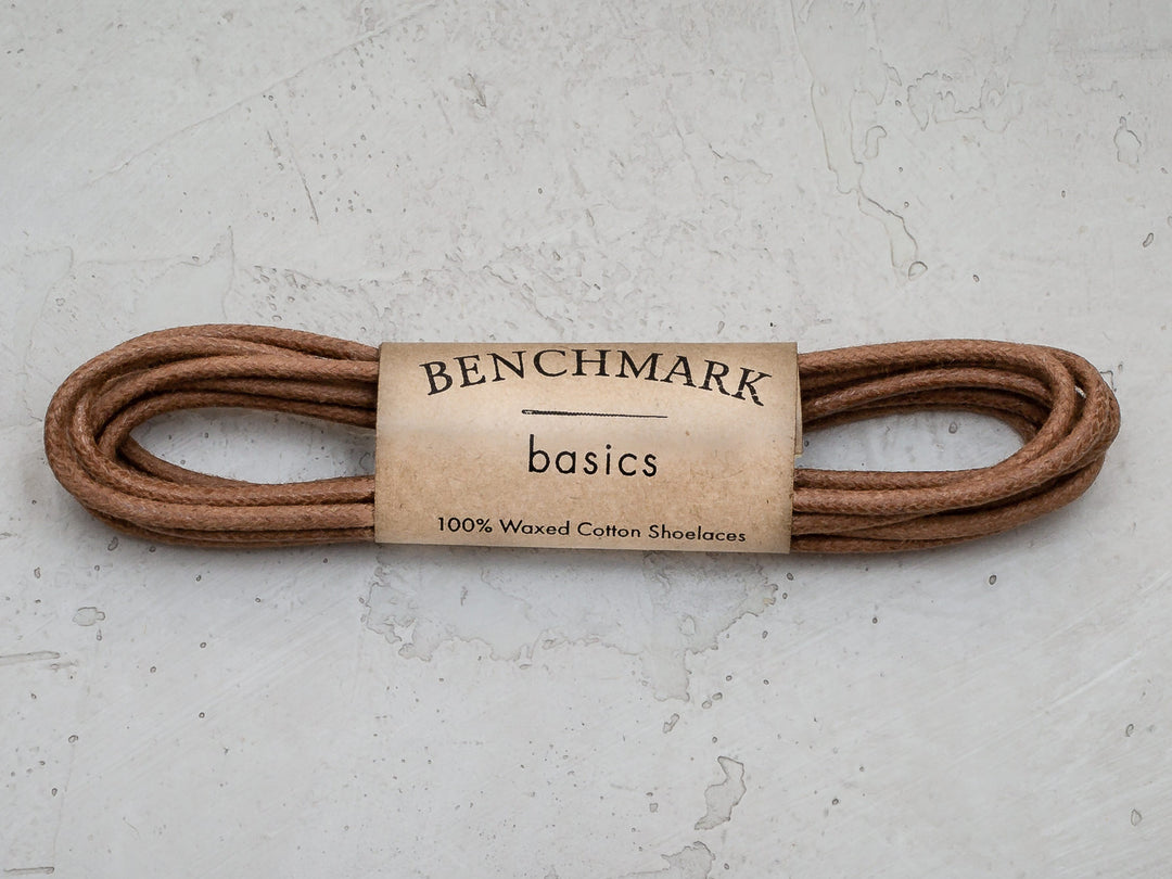 Extra Thin Waxed Cotton Laces (2 Pairs) | Walnut