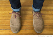 brick-red-round-waxed-cotton-shoelaces-on-shoes