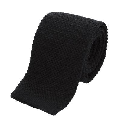wool-knit-tie-black