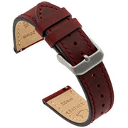 Crazy Horse Leather Quick Release | Oxblood